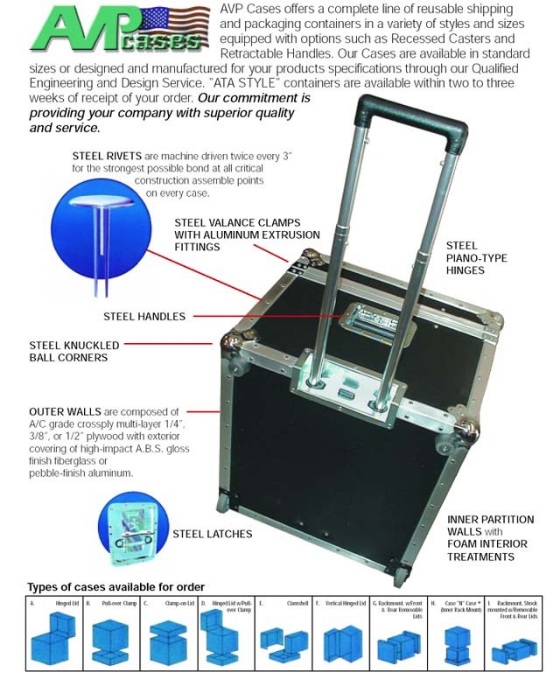 AVP Shipping CasesShipping Case, Drum Case, Amp Cases , Storage Case